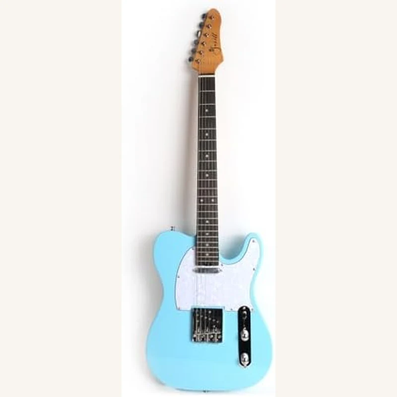 Fojill FCG-50 electric guitar in metallic blue with gig bag